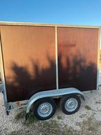 Dubbelassige aanhangwagen met hoog interieur 180x250x125, Auto diversen, Aanhangers en Bagagewagens, Ophalen