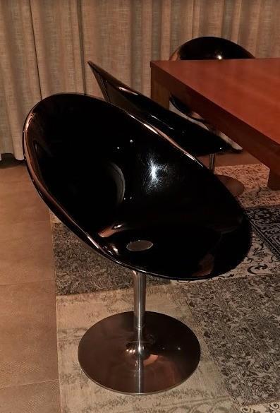 Kartell Ero S draaistoelen Philippe Starck (originelen), Huis en Inrichting, Stoelen, Gebruikt, Vijf, Zes of meer stoelen, Kunststof