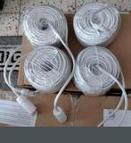 4 cables RJ45 pour caméras et réseaux nouveau longueur: 12 m, Informatique & Logiciels, Pc & Câble réseau, Enlèvement ou Envoi