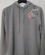 C&A : grijs hoodie borduursel sweater sweat-shirt kap , S, Comme neuf, C&A, Taille 36 (S), Enlèvement ou Envoi