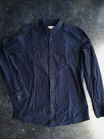 Jack&Jones hemd slim fit donkerblauw maat Medium beschikbaar voor biedingen