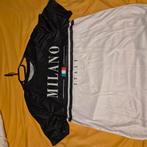 T-shirt zwart/wit "Milano", Kleding | Heren, T-shirts, Ophalen of Verzenden, Zo goed als nieuw, Maat 56/58 (XL), Wit