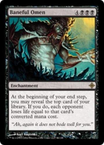 Baneful Omen - ROE - MTG - NM beschikbaar voor biedingen