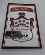 Spiegel Smirnoff 32cmx22cm, Ophalen of Verzenden, Gebruikt, Reclamebord