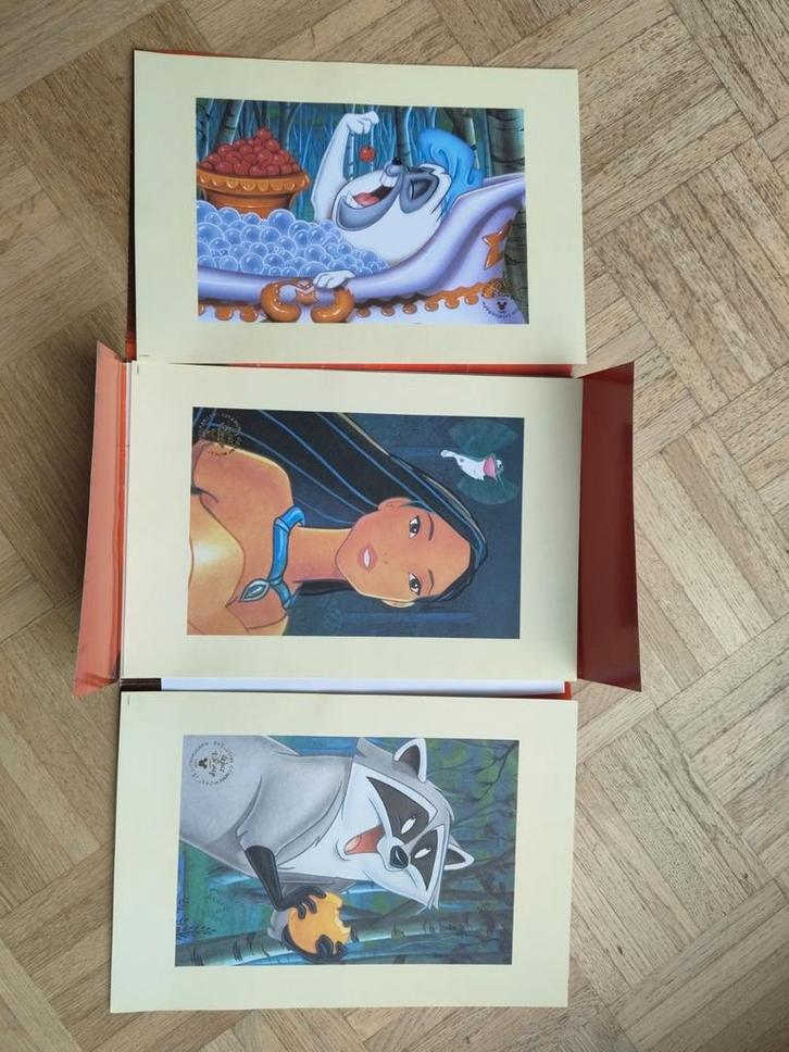 3 exclusieve Pocahontas Litho's 1996, Verzamelen, Disney, Nieuw, Plaatje of Poster, Pocahontas of Kl. Zeemeermin, Ophalen of Verzenden
