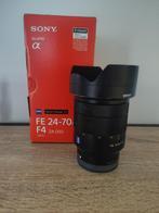 Objectif Sony FE 24-70mm f/4 ZA OSS Vario-Tessar T, Enlèvement ou Envoi, Utilisé, Lentille standard, Zoom