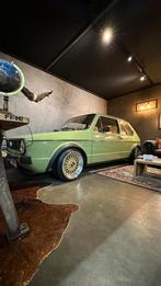 Golf mk1 1979 Manilla green 1.5 benzine, Auto's, Stof, Beige, Volkswagen, 1500 cc