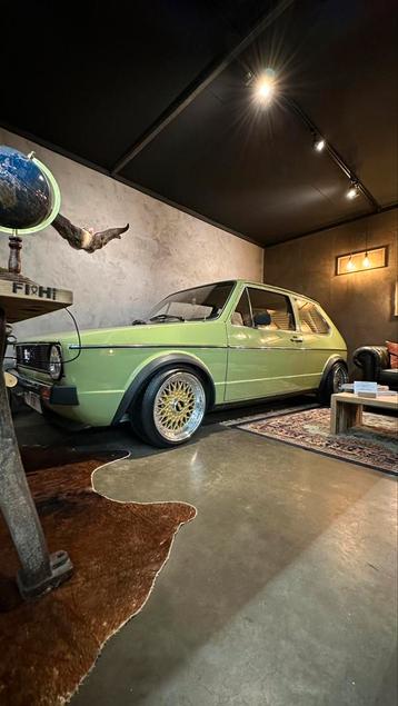 Golf mk1 1979 Manilla green 1.5 benzine, Achat, Beige, Volkswagen, Automatique