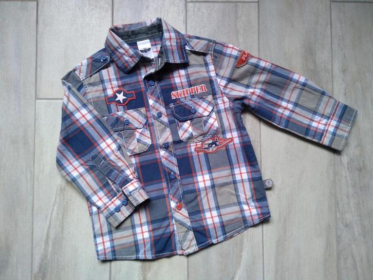 ★ M104 - Nieuw Hemd planes, Kinderen en Baby's, Kinderkleding | Maat 104, Nieuw, Jongen, Overhemd of Blouse, Ophalen of Verzenden