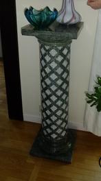Prachtige, groene marmeren zuil in uitstekende staat, Huis en Inrichting, Woonaccessoires | Zuilen en Pilaren, Ophalen, Zo goed als nieuw