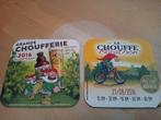 La Chouffe bierviltjes la Chouffe marathon /choufferie 2016, Verzamelen, Ophalen of Verzenden, Nieuw, Viltje(s), Duvel