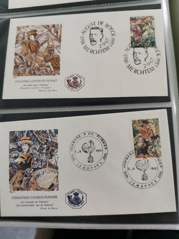 Belgie 1967 - FDC Lodewijk De Raet, Charles Plisnier beschikbaar voor biedingen