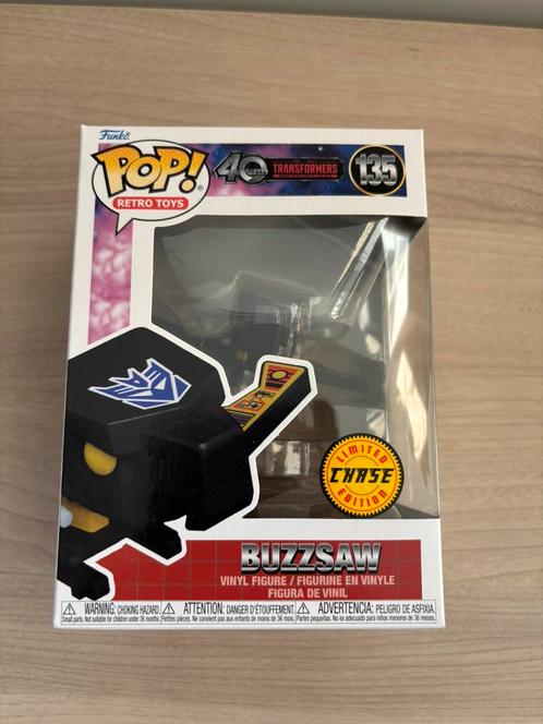 Funko Pop! Transformers Generation 1: Buzzsaw #135 (CHASE), Verzamelen, Poppetjes en Figuurtjes, Ophalen of Verzenden