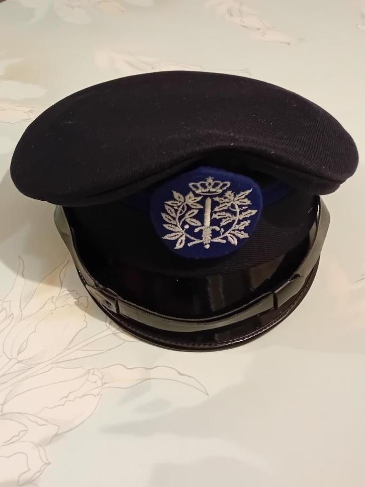 Politie kepie agent, Verzamelen, Militaria | Algemeen, Rijkswacht, Kleding of Schoenen, Ophalen