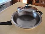 steelbraadpan, Huis en Inrichting, Ophalen, Zo goed als nieuw, Koekenpan of Braadpan, Inductieplaat