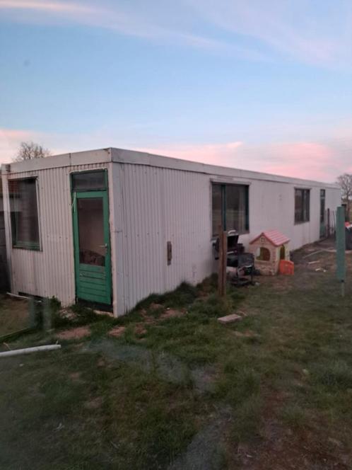 Woonunit 3x 3m x 6m. Met keuken., Doe-het-zelf en Bouw, Bouwketen en Schaftketen, Gebruikt, Ophalen