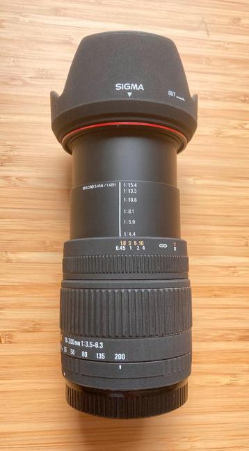 SIGMA 80-200 mm DC lens compleet te maken voor de CANON EF-S beschikbaar voor biedingen