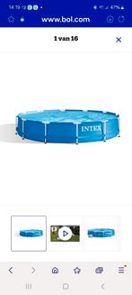 Rond  intex zwembad 366cm, Ophalen, Gebruikt, Minder dan 80 cm, Rond