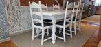 Eettafel met stoelen, Huis en Inrichting, Complete eetkamers, Ophalen of Verzenden, Zo goed als nieuw
