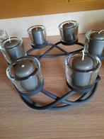 Kandelaar+kaarsen, Huis en Inrichting, Woonaccessoires | Kandelaars en Kaarsen, Ophalen of Verzenden, Kandelaar