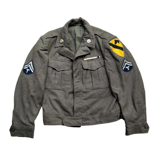 WWII US Ike Jacket 1st Cavalry Division, Verzamelen, Militaria | Tweede Wereldoorlog, Ophalen of Verzenden