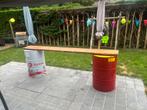 Vaten / tonnen, Tuin en Terras, Tuintafels, Ophalen, Zo goed als nieuw, Rond, Metaal