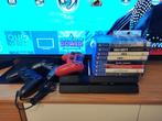 PS4 console + 8 games + 3 controllers met alle kabels, Games en Spelcomputers, Spelcomputers | Sony PlayStation 4, Ophalen of Verzenden