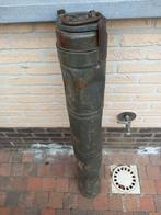 Zeldzame Duitse zinken 10,5cm KM Transportcontainer WO2, Collections, Objets militaires | Seconde Guerre mondiale, Enlèvement ou Envoi