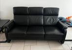 Lederen Salon 3zit 2x 1zit met relax, Huis en Inrichting, Zetels | Zetels, Ophalen, Gebruikt