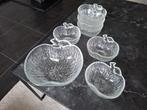 retro vintage set van 7 glazen schalen, Ophalen