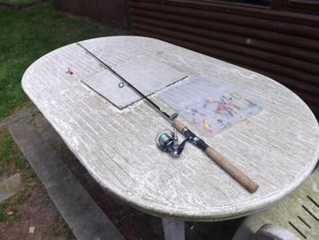 spinhengel 180 met molen op alles van MITCHELL+doos spinners beschikbaar voor biedingen
