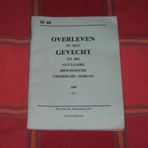 Oud Boekje Belgische Krijgsmacht (1980), Antiek en Kunst, Curiosa en Brocante, Ophalen of Verzenden