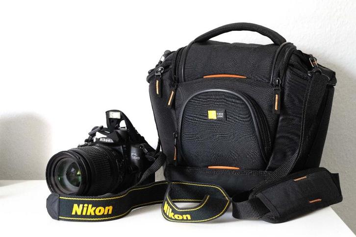 Nikon D5000 met Nikon zoomlens 18-105mm en fototas, Audio, Tv en Foto, Fotocamera's Digitaal, Zo goed als nieuw, Spiegelreflex