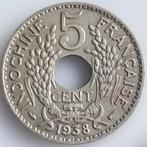FRANS INDOCHINA: 5 CENTIMES 1938 KM 18.1, Verzenden, Oost-Azië, Losse munt
