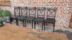 5 Massief houten stoelen
