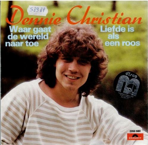 Vinyl, 7"   -   Dennie Christian – Waar Gaat De Wereld Naar, Cd's en Dvd's, Vinyl | Overige Vinyl, Overige formaten, Ophalen of Verzenden