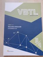 NIEUW! VBTL leerboek 3/4 discrete wiskunde D-finaliteit 5u !, Nieuw, Grieks, Ophalen of Verzenden