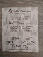 Walt Disney betalingsbewijs 1992, Verzamelen, Ophalen of Verzenden, Overige figuren, Gebruikt, Overige typen