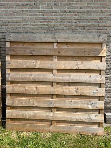 2 Cartri Certo tuinscherm recht 180x180 cm geïmpregneerd, Tuin en Terras, Ophalen, Nieuw
