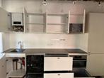 Mooie Recente mat witte rechte keuken, Enlèvement ou Envoi, Composite, Comme neuf, Cuisine à paroi simple