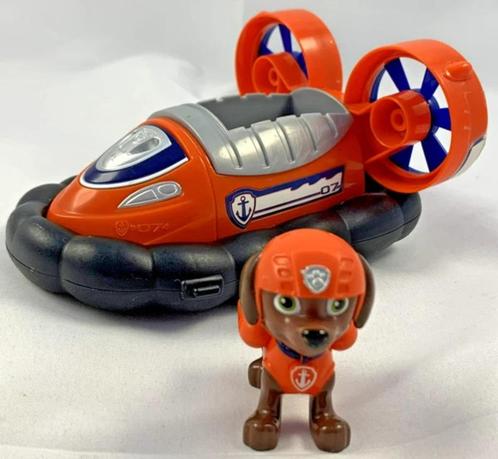 Paw Patrol Spin Master Zuma figuur met hovercraft voertuig, Kinderen en Baby's, Speelgoed | Actiefiguren, Zo goed als nieuw, Verzenden
