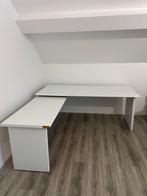 Bureau d’angle blanc, Maison & Meubles, Chaises de bureau, Chaise boule, Enlèvement, Utilisé, Blanc