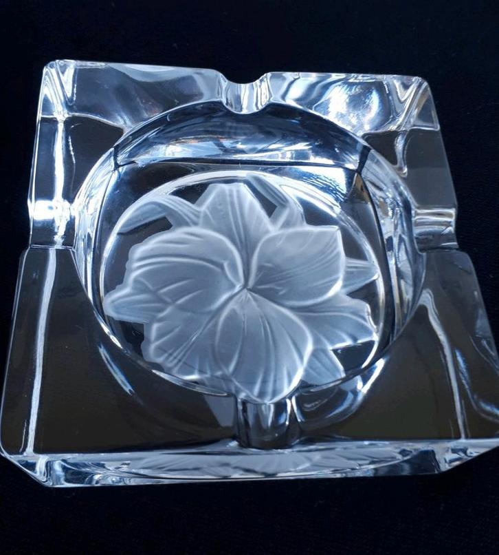 Prachtige kristallen vide-poche/asbak J.G. Durand, Antiek en Kunst, Antiek | Glaswerk en Kristal, Ophalen of Verzenden