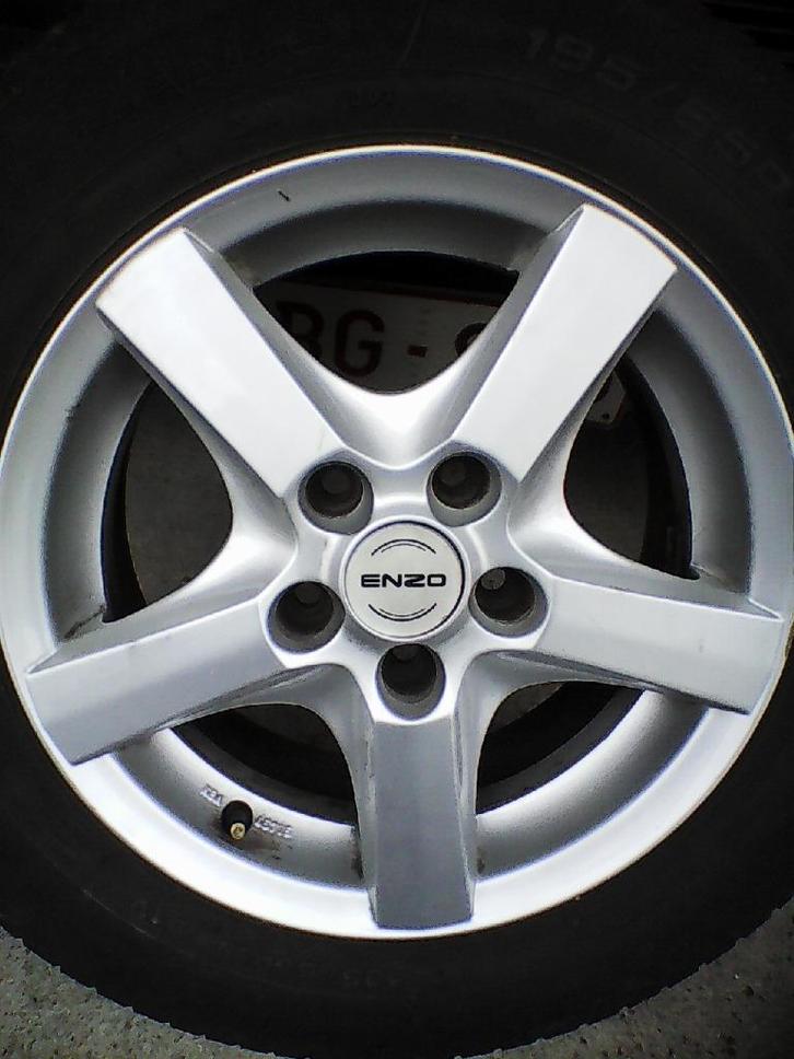 4 Velgen ENZO 5x112 6,5j ET38 15" AFHALING LEES BESCHRIJVING, Auto-onderdelen, Banden en Velgen, Velg(en), All Season, 15 inch