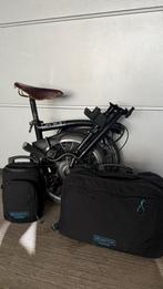 Brompton H6L zwart Brooks zadel met 6 versnellingen 2 tassen, Fietsen en Brommers, Fietsen | Vouwfietsen, Ophalen, Brompton, 16 tot 18 inch