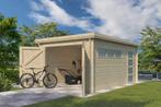 Nieuw modern houten garage 3711, Verzenden, Nieuw