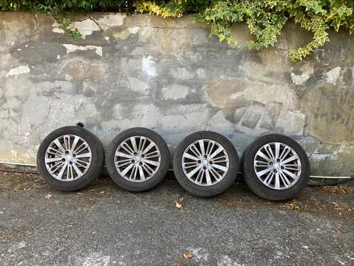 Zomerkit banden + velgen Peugeot, Continental 195/55 R16 H87, Auto-onderdelen, Banden en Velgen, Banden en Velgen, Zomerbanden