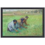 De Wieders - Toile Camille Pissarro + cadre de cuisson 70x50, Envoi, Création originale, 50 à 75 cm, 50 à 75 cm