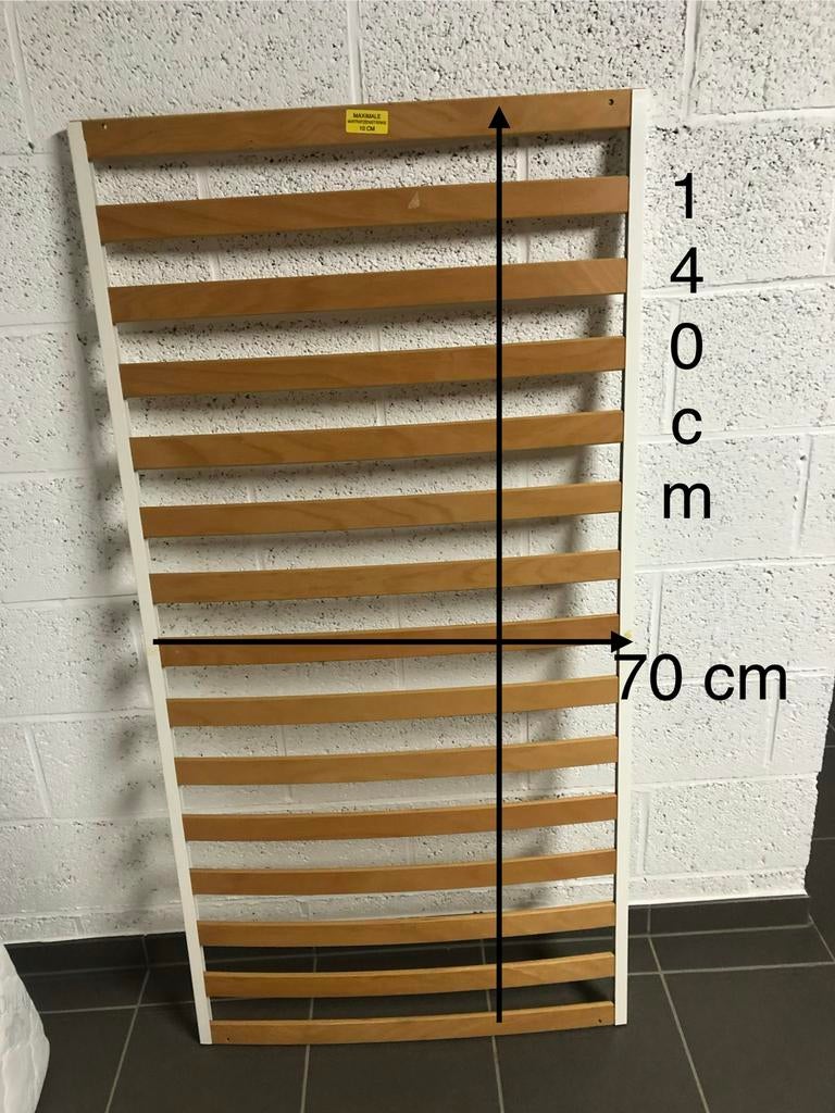 Sommier + matelas 140x70, Neuf, Autres dimensions, Une personne, Enlèvement