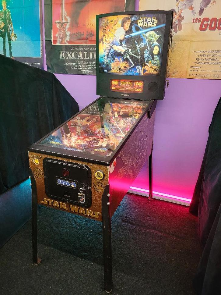 Sega Star Wars Trilogy *Special Edition* pinball, Verzamelen, Automaten | Flipperkasten, Gebruikt, Elektronisch, Flipperkast, Sega